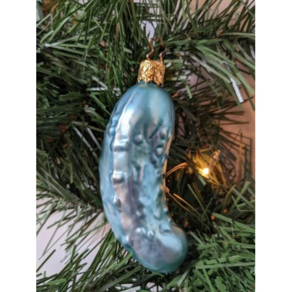Pickle Retired Old World Christmas Inge Glas Ornament